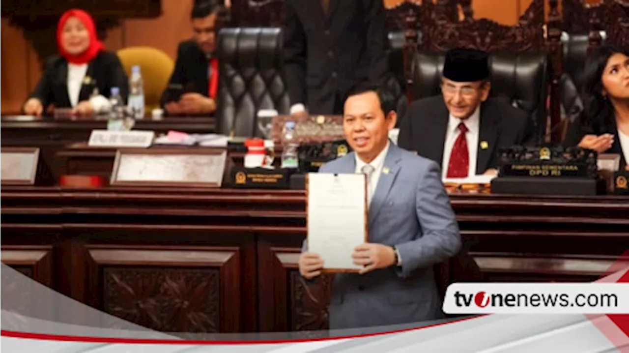 Sultan Bachtiar Najamudin Terpilih Jadi Ketua DPD RI 2024-2029, Gantikan AA La Nyalla