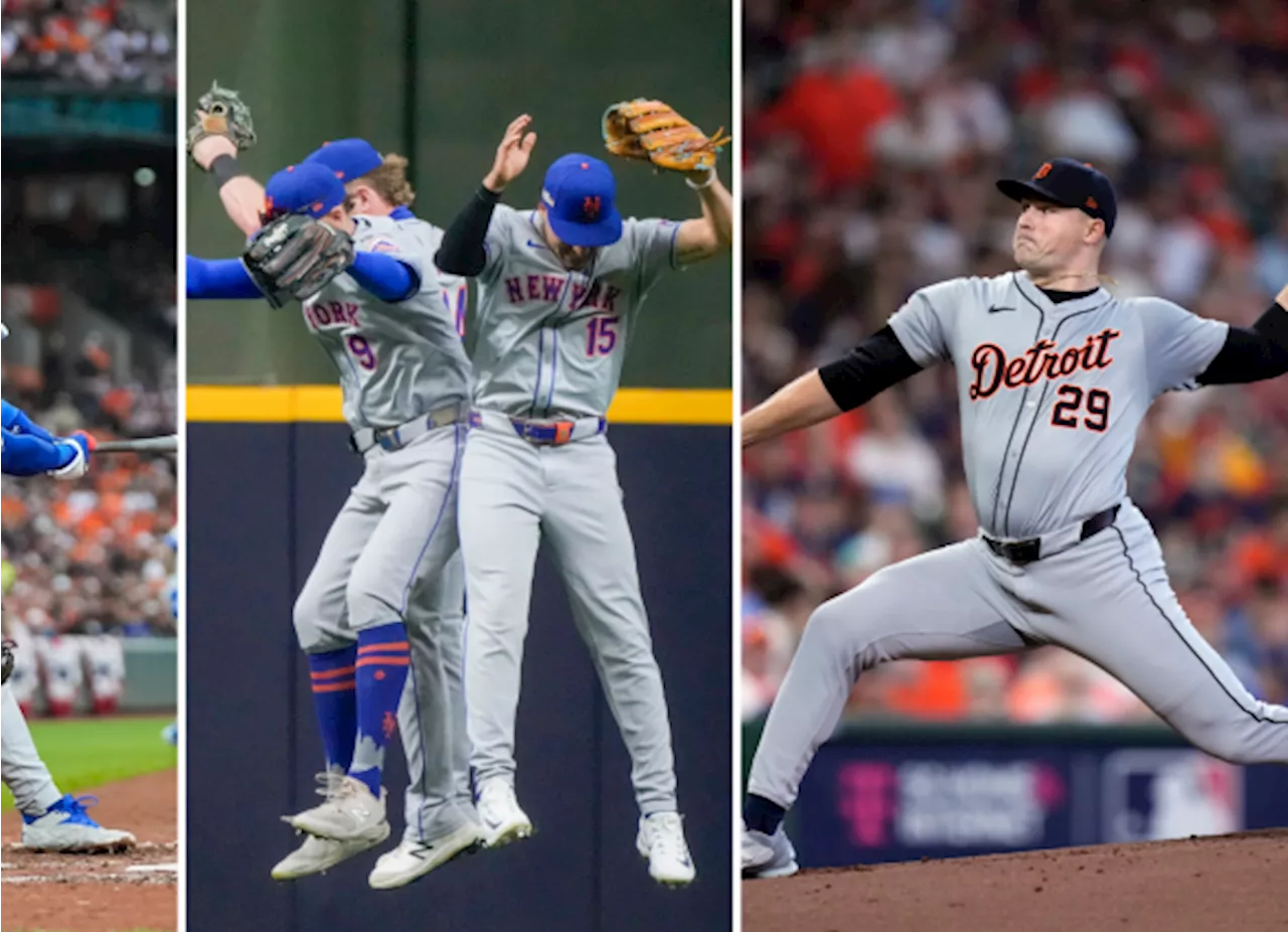 Tigers, Royals y Mets lideran los comodines de las Grandes Ligas