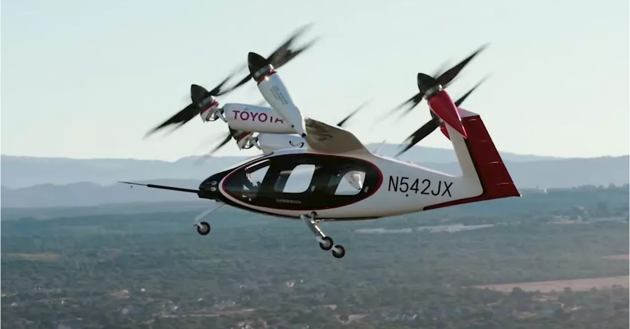 Toyota puts another $500 million in an air taxi startup