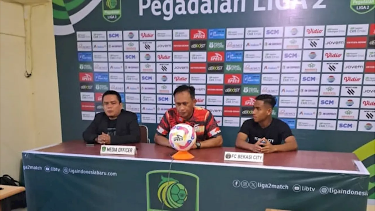 FC Bekasi City Bidik Poin Laga Tandang Lawan PSMS di Stadion Baharuddin Siregar