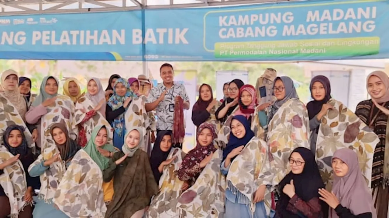 Hari Batik Nasional, PNM Berdayakan Pengrajin Batik Lewat Teknik Ecoprint di Kampung Madani