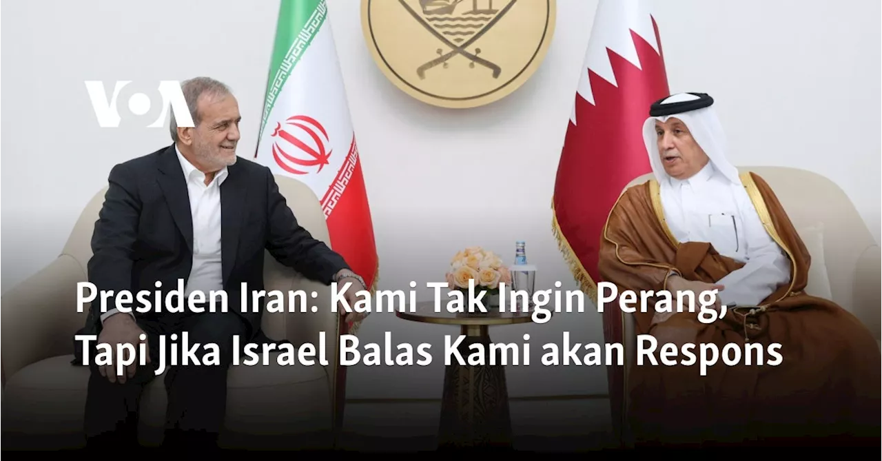 Presiden Iran Tegaskan Akan Balas Tindakan Israel Lebih Keras