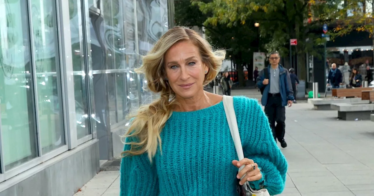 Carrie Bradshaw's Bejeweled Sweater Is Ready For ’80s Girl Autumn