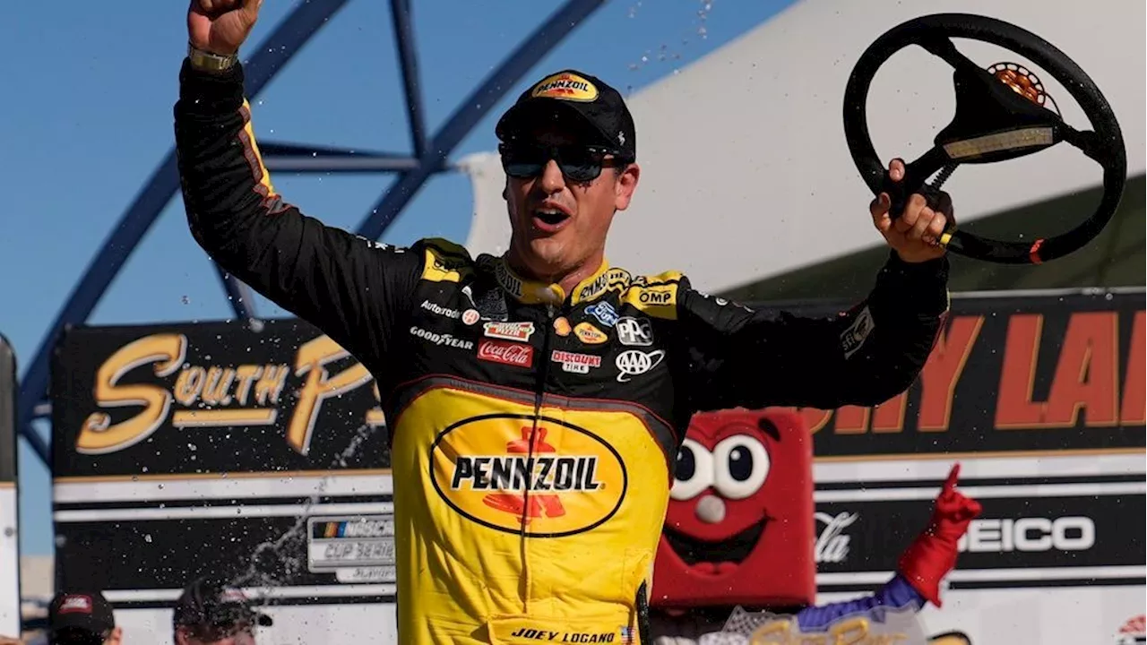 Joey Logano secures spot in NASCAR championship with victory at Las Vegas