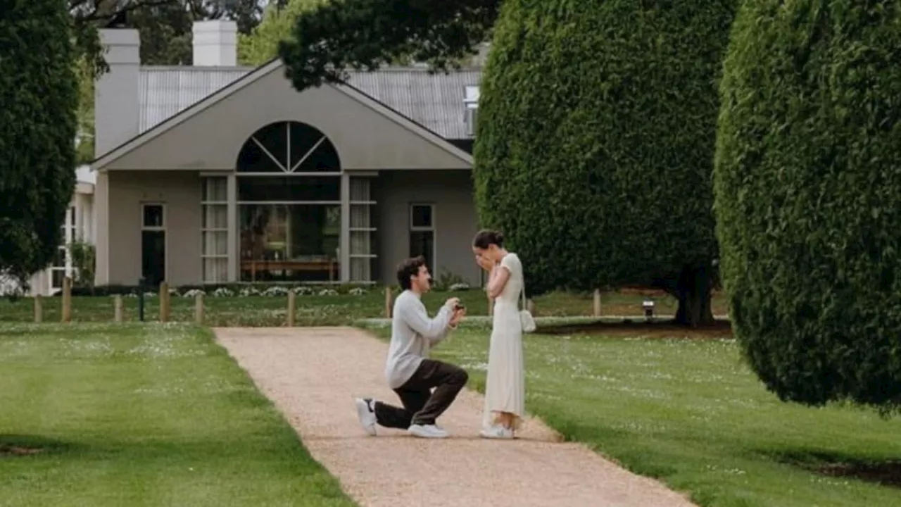 Essendon vice-captain Andrew McGrath shares engagement news at stunning location