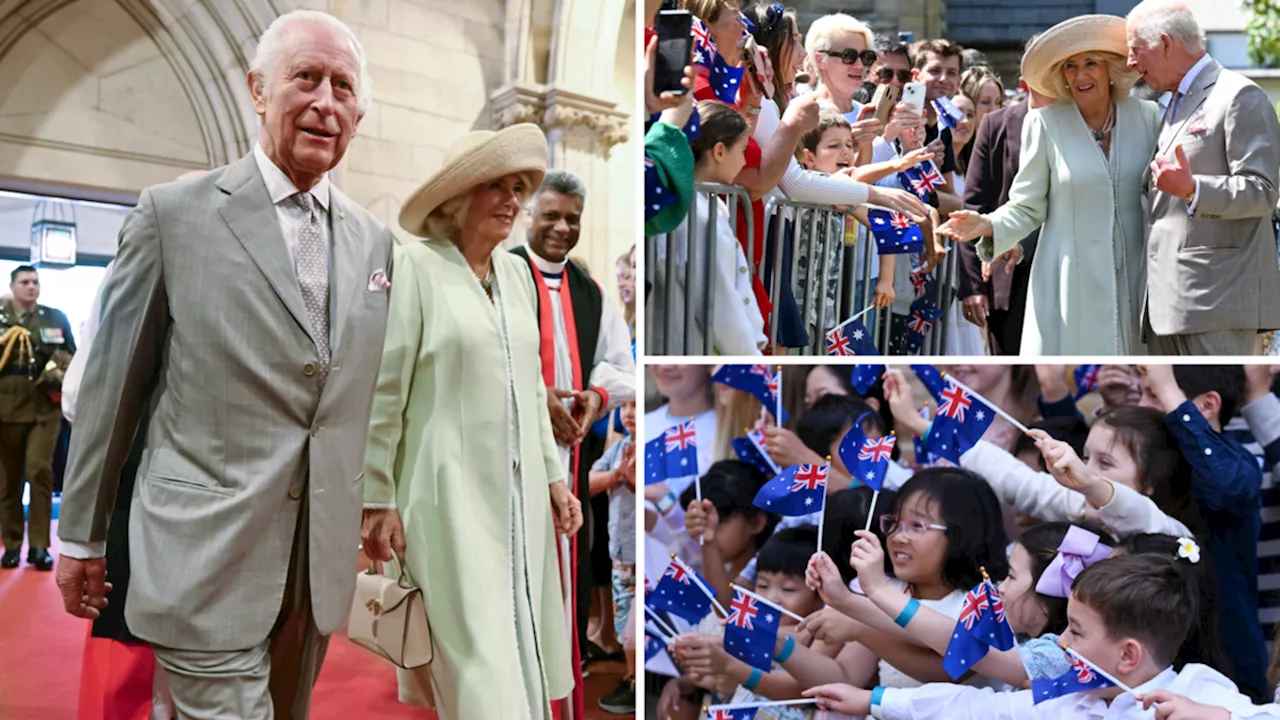 King's royal tour of Australia continues on Monday with ceremonial welcome