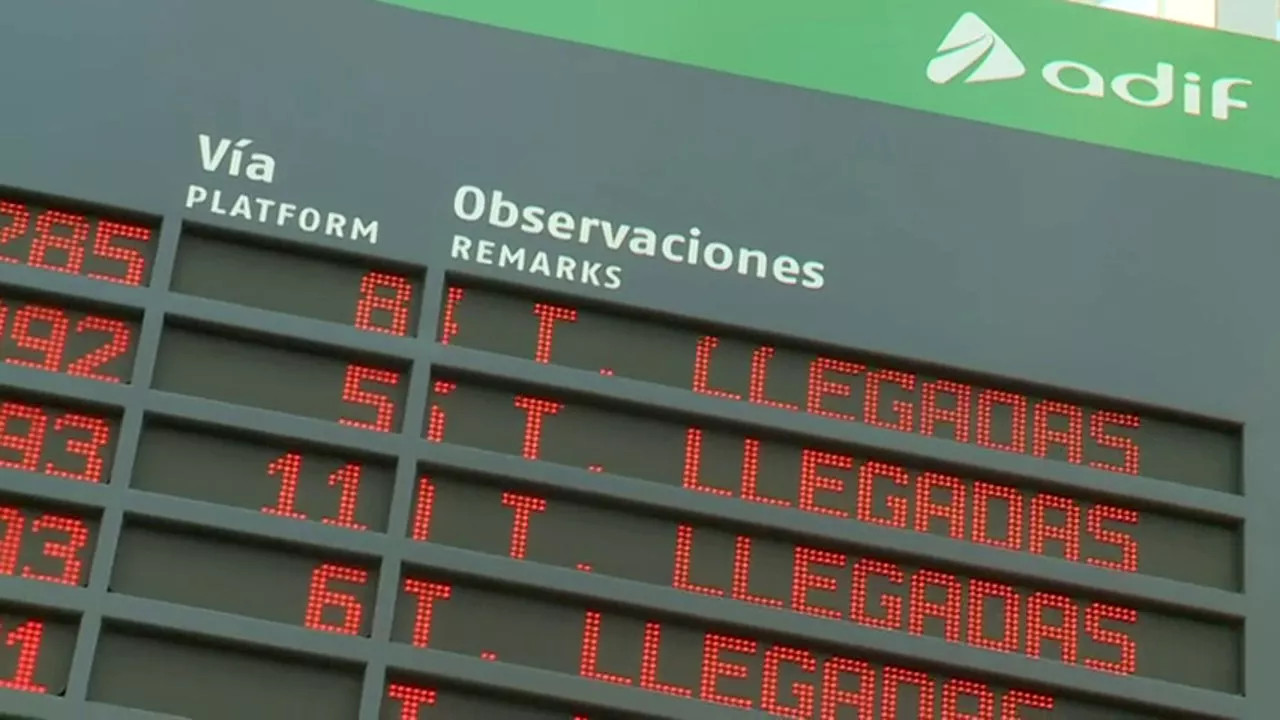 Última hora de los retrasos de Renfe: suspendidos 19 trenes entre Madrid, Comunidad Valenciana y Murcia