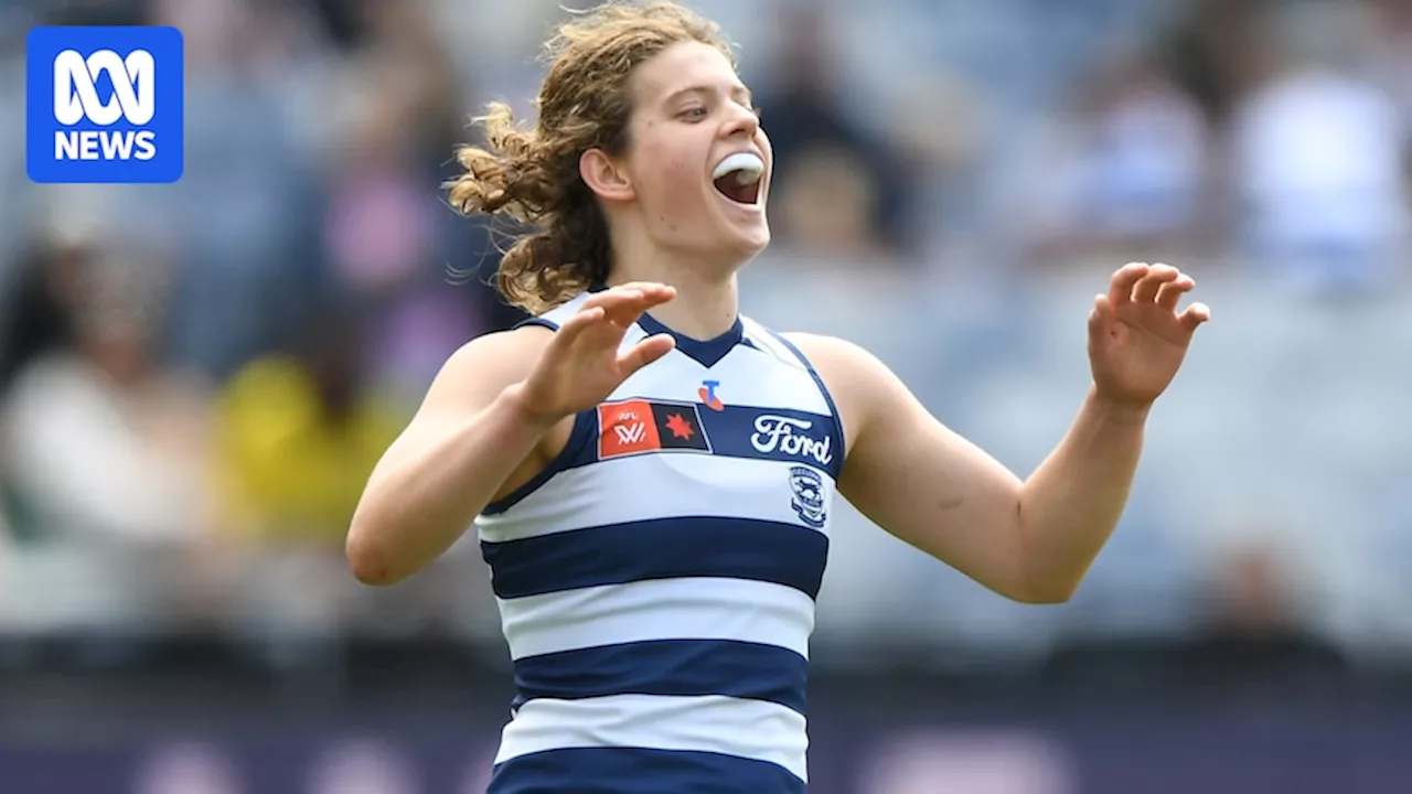 Cats claw past Lions with 10-point AFLW win to keep finals hopes alive