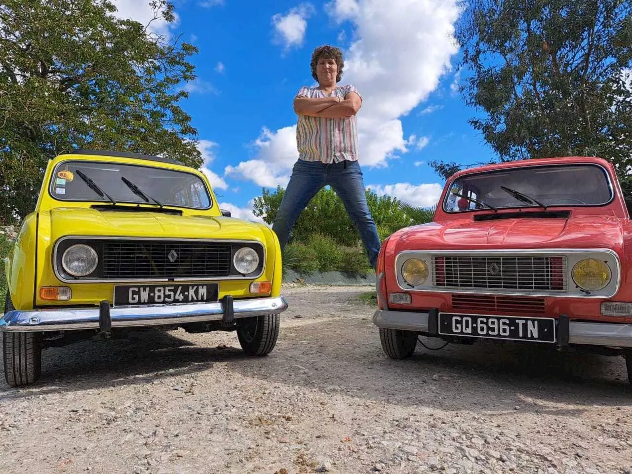 Les Renault 4L que Valérie restaure à Marmande tournent au cinéma