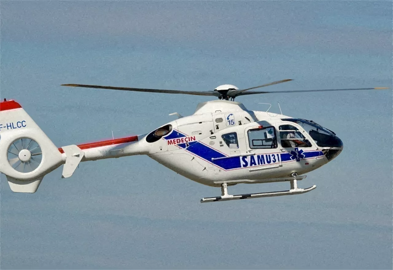 Une autoroute coupée en direction de Toulouse : l'hélicoptère du Samu déployé sur place