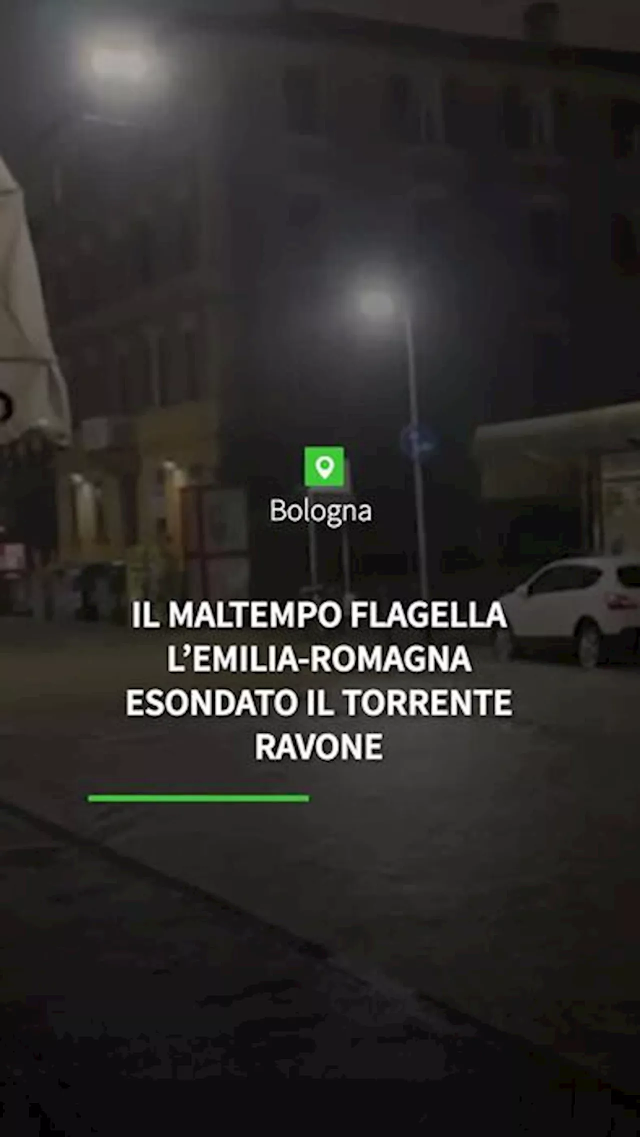 Il maltempo flagella l'Emilia-Romagna, esondato il torrente Ravone