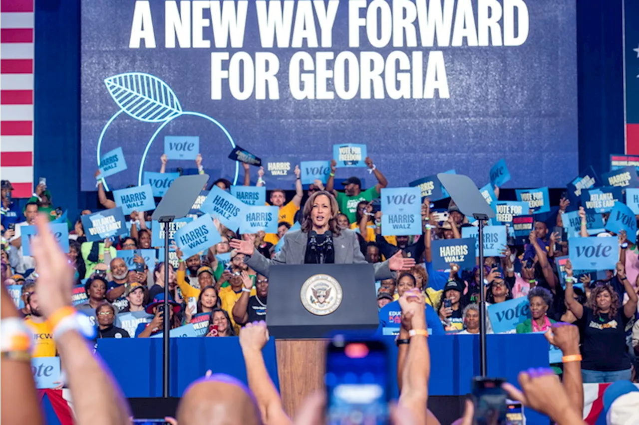 Usa2024: Kamala Harris in campagna elettorale ad Atlanta