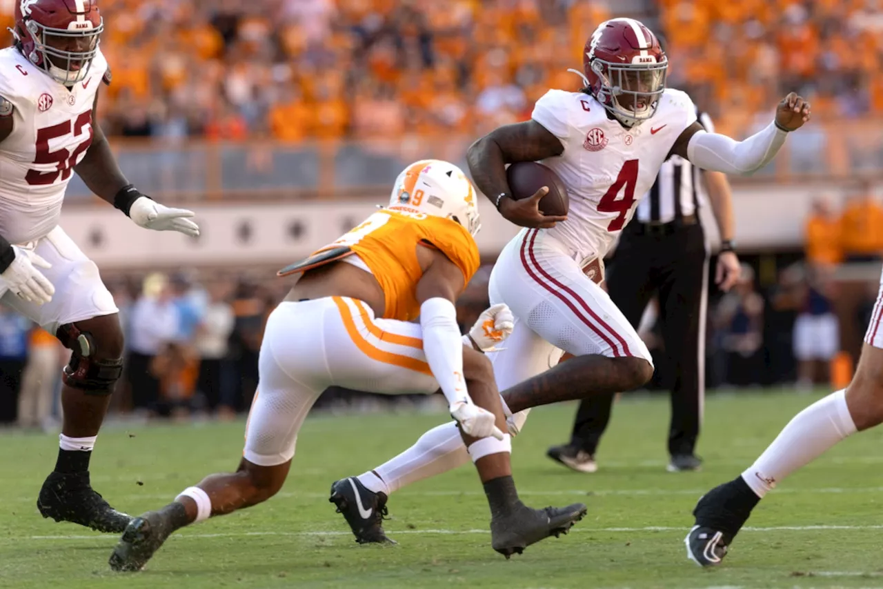 Alabama football plummets in coaches poll top 25 rankings after Tennessee loss