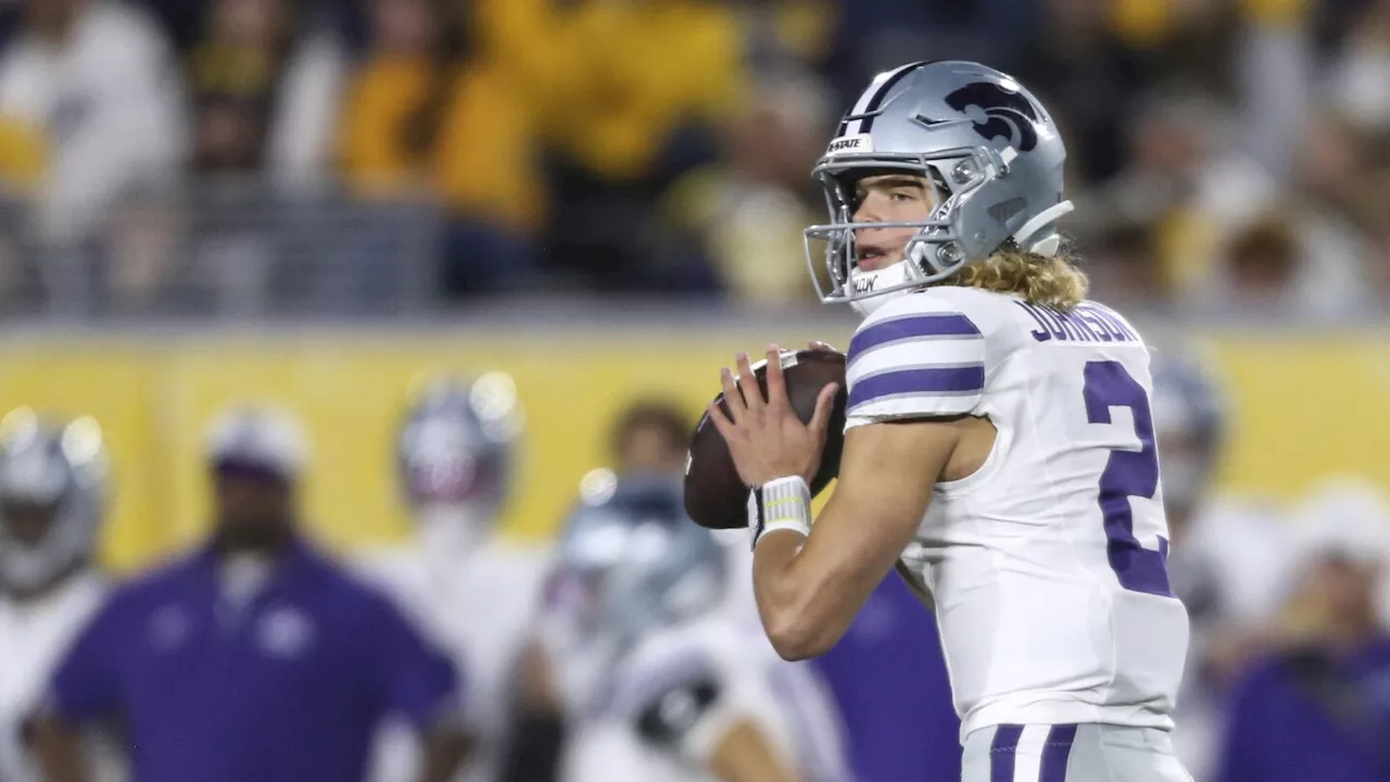 Avery Johnson throws for 3 TDs, Kansas State beats West Virginia 45-18 in road Big 12 test