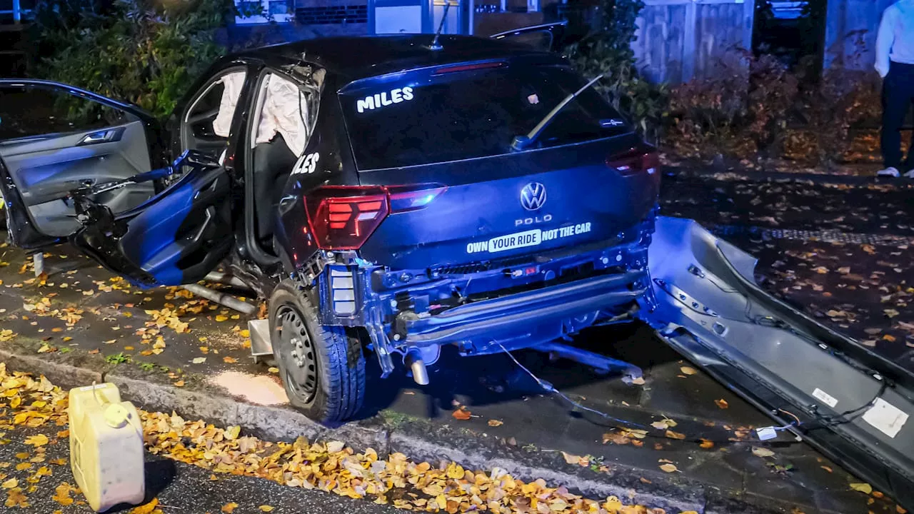 Hamburg: 18-Jähriger verursacht Unfall mit Carsharing-Auto und flüchtet