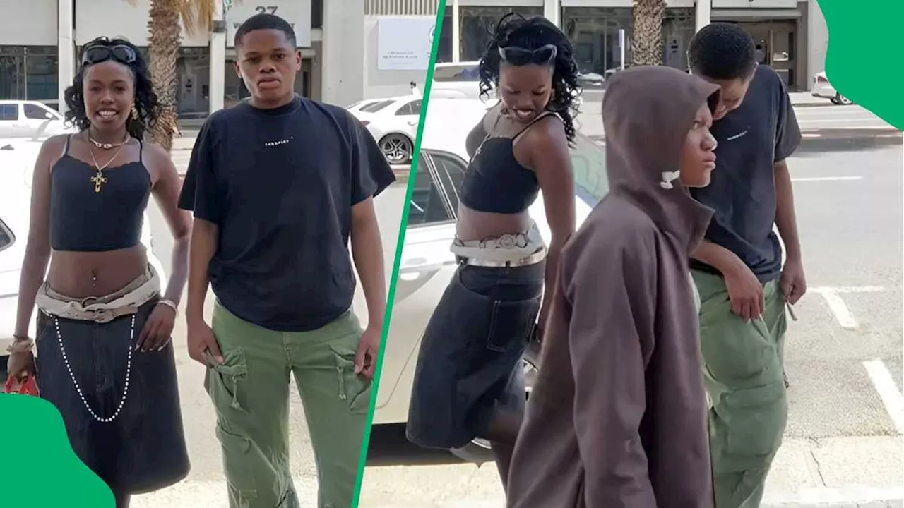 Cape Town Female Phara Almost Steals Man’s Phone As He Records TikTok Video