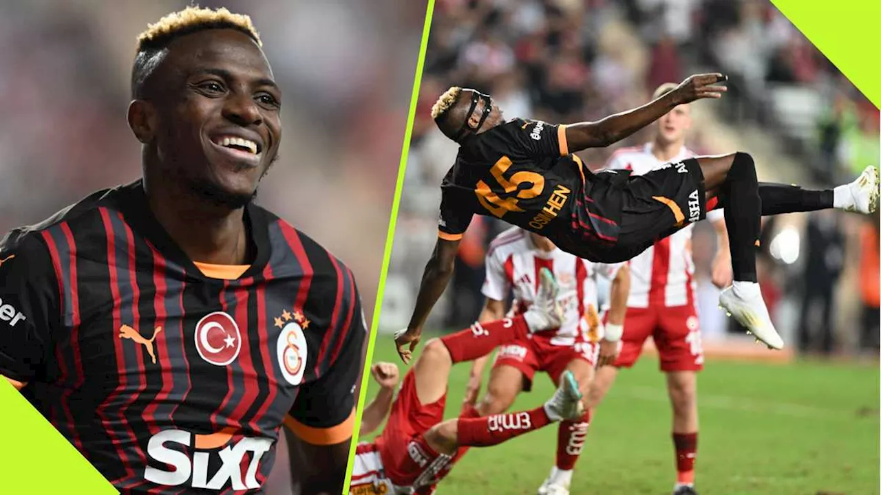 Victor Osimhen: Galatasaray Star Reacts to His Overhead Kick Goal vs Antalyaspor