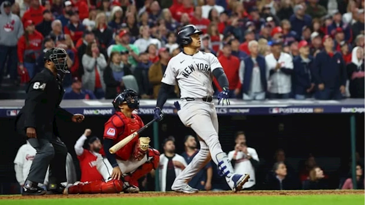 Juan Soto's home run in the 10th inning sends New York Yankees to the World Series