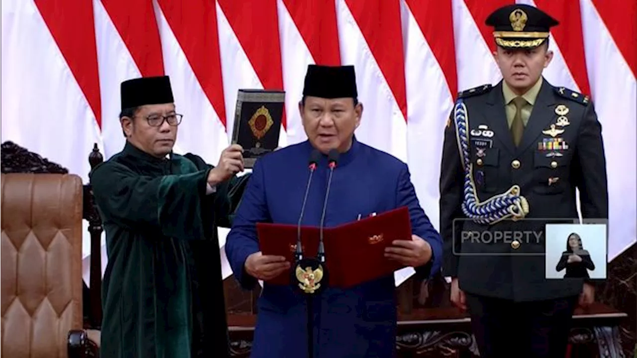 5 Poin Penting Pidato Perdana Presiden Prabowo