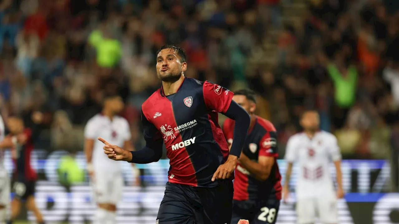 Il Torino va ko a Cagliari 3-2: Palomino e un autogol di Coco ribaltano i granata