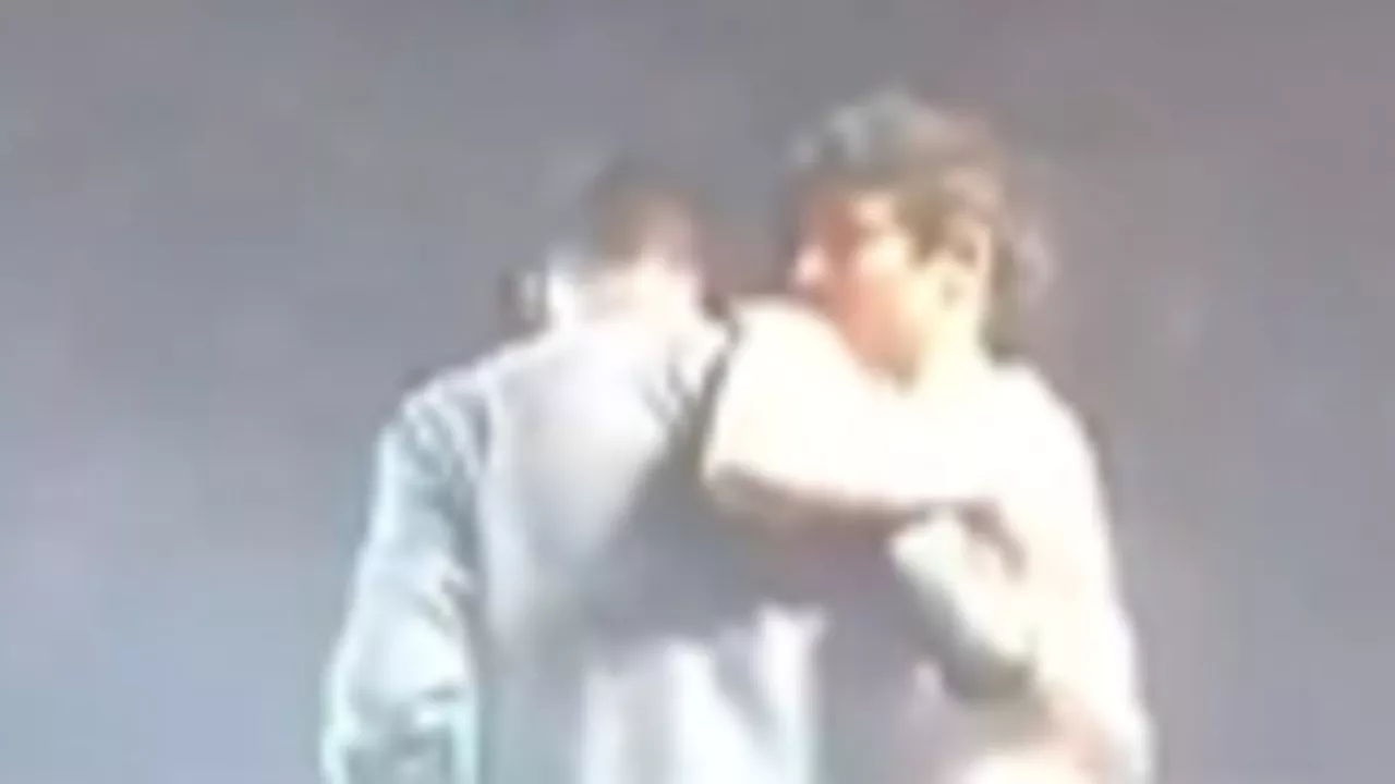 Heartbreaking resurfaced video shows Liam Payne and Louis Tomlinson sharing an emotional hug on...