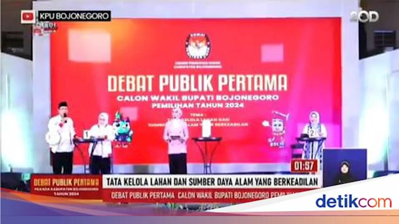 Heboh Debat Pilbup Bojonegoro Dibatalkan gegara Paslon Langgar Aturan