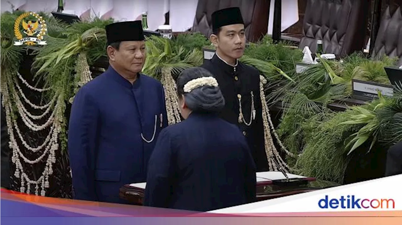 Sah! Prabowo-Gibran Jadi Presiden dan Wapres RI