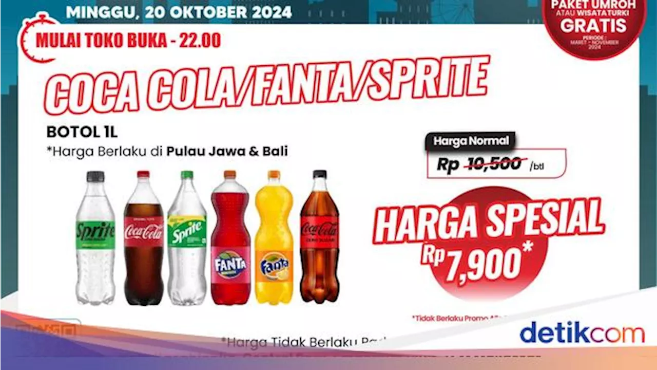 Aneka Minuman Ringan Diskon Gede di Transmart Full Day Sale!