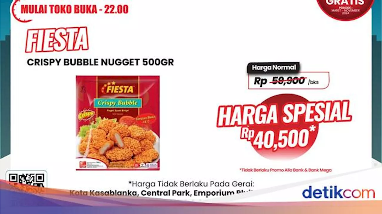 Beli Nugget di Transmart Full Day Sale Murah Banget, Cuma Rp 40 Ribuan