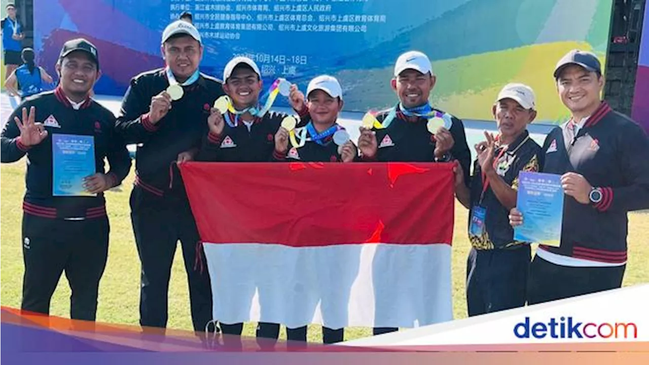 Indonesia Rebut Tiga Emas di Piala Dunia Woodball 2024