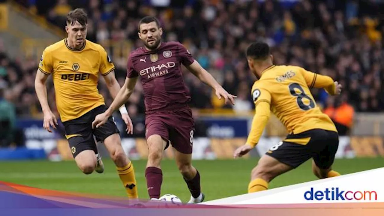 Wolves Vs City Berakhir 1-1 di Babak Pertama