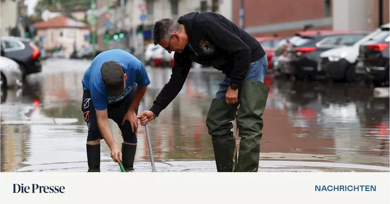 Schwere Unwetter fordern in Italien ein Todesopfer