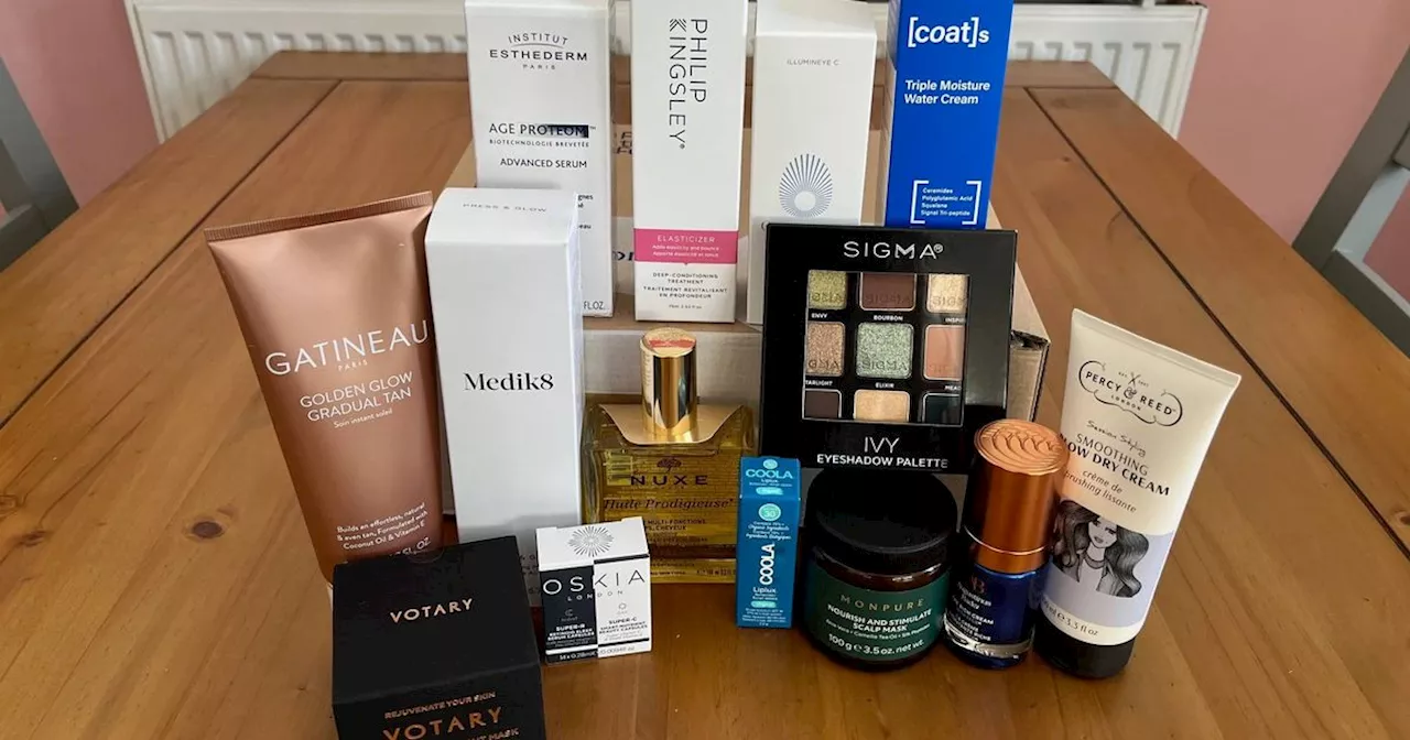 I opened Face The Future's £99 luxury beauty box with £612 worth of products