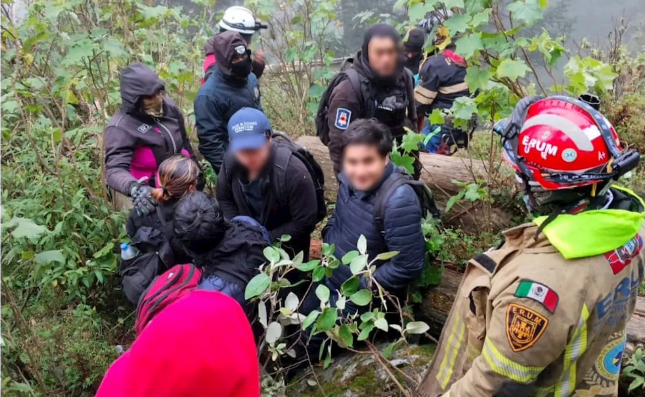 Senderistas se pierden en el “Pico del Águila” en Tlalpan; ya fueron rescatados