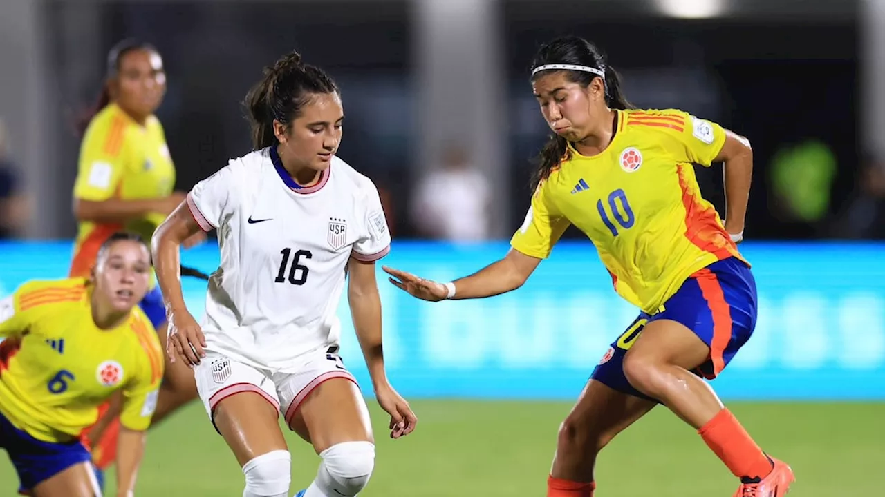 Estados Unidos vence a Colombia en el Mundial Sub-17 femenino