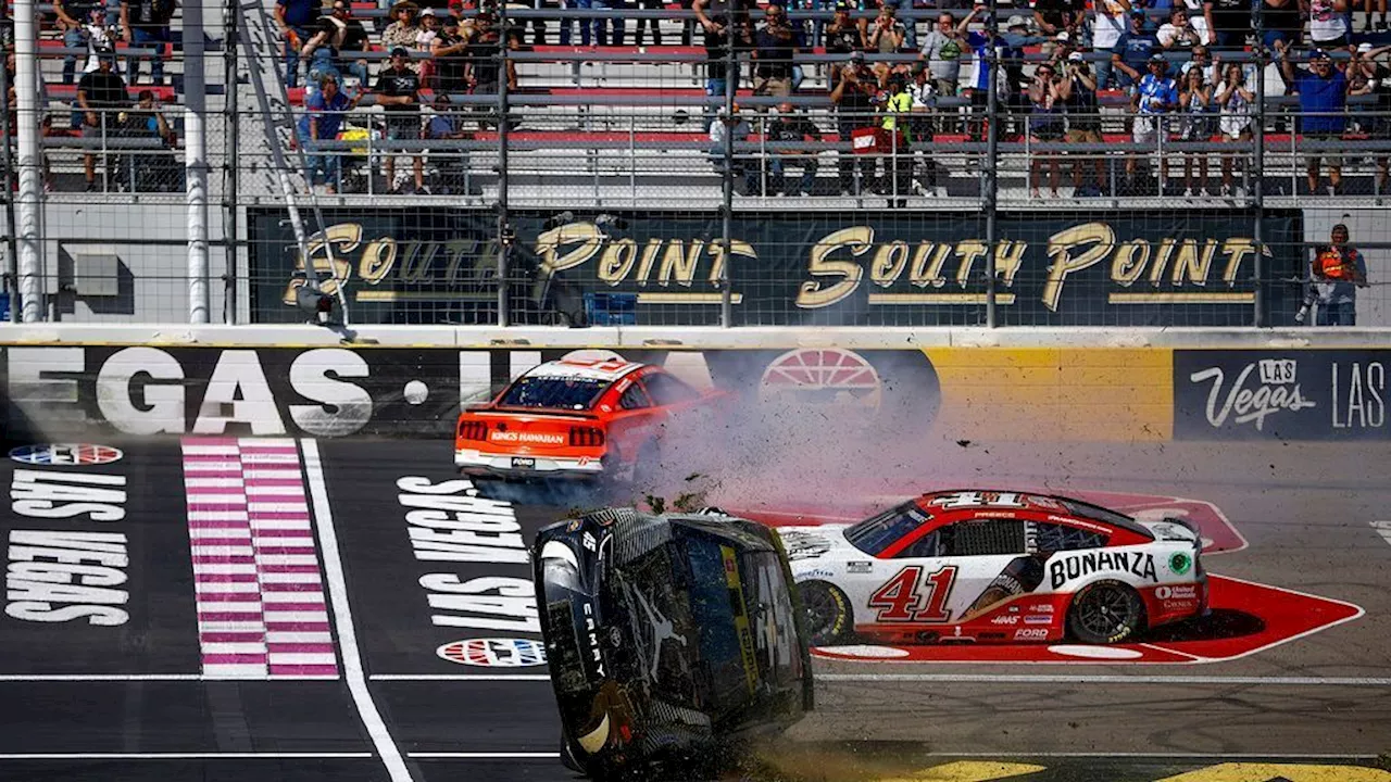 Tyler Reddick rolls car in opening race of NASCAR semifinals