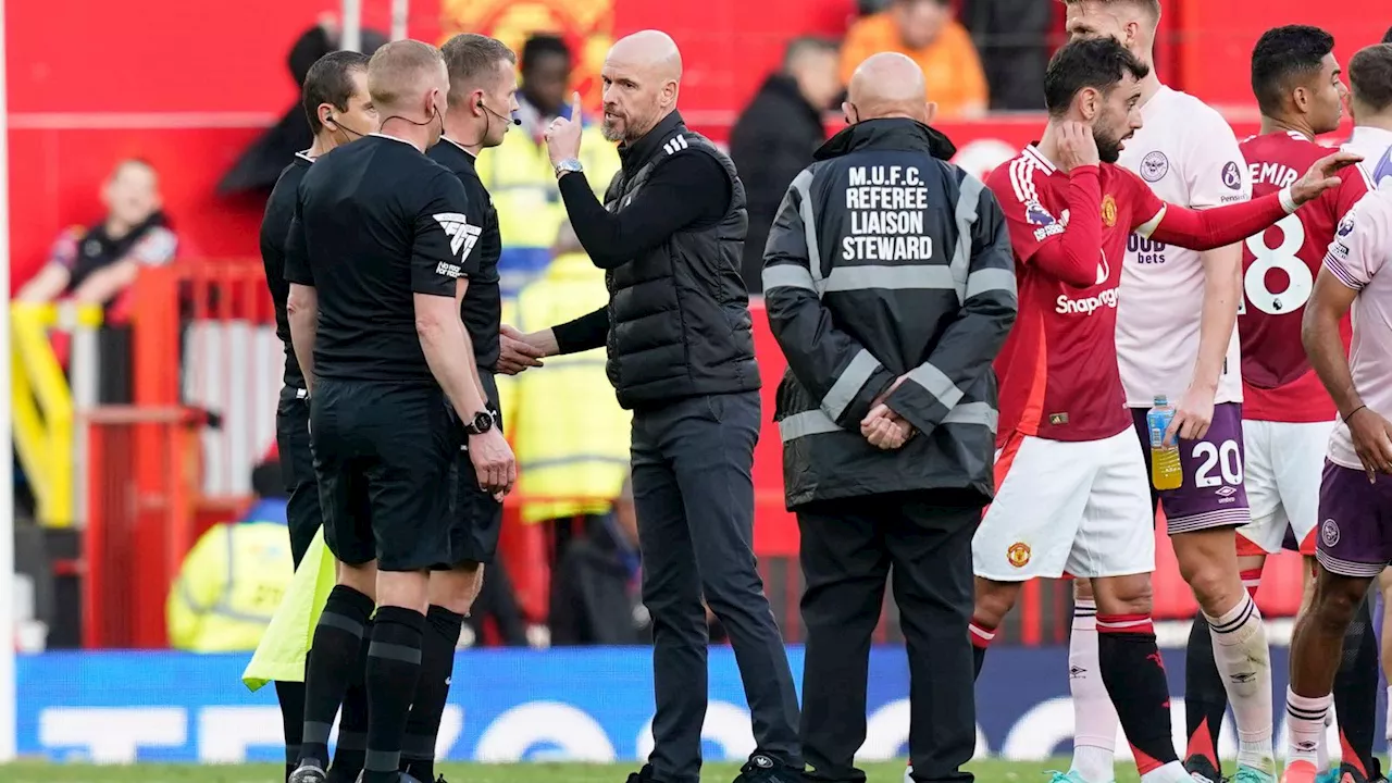 Ten Hag insists Man Utd fuelled by ‘dry blood’ De Ligt ‘injustice’ in Brentford win