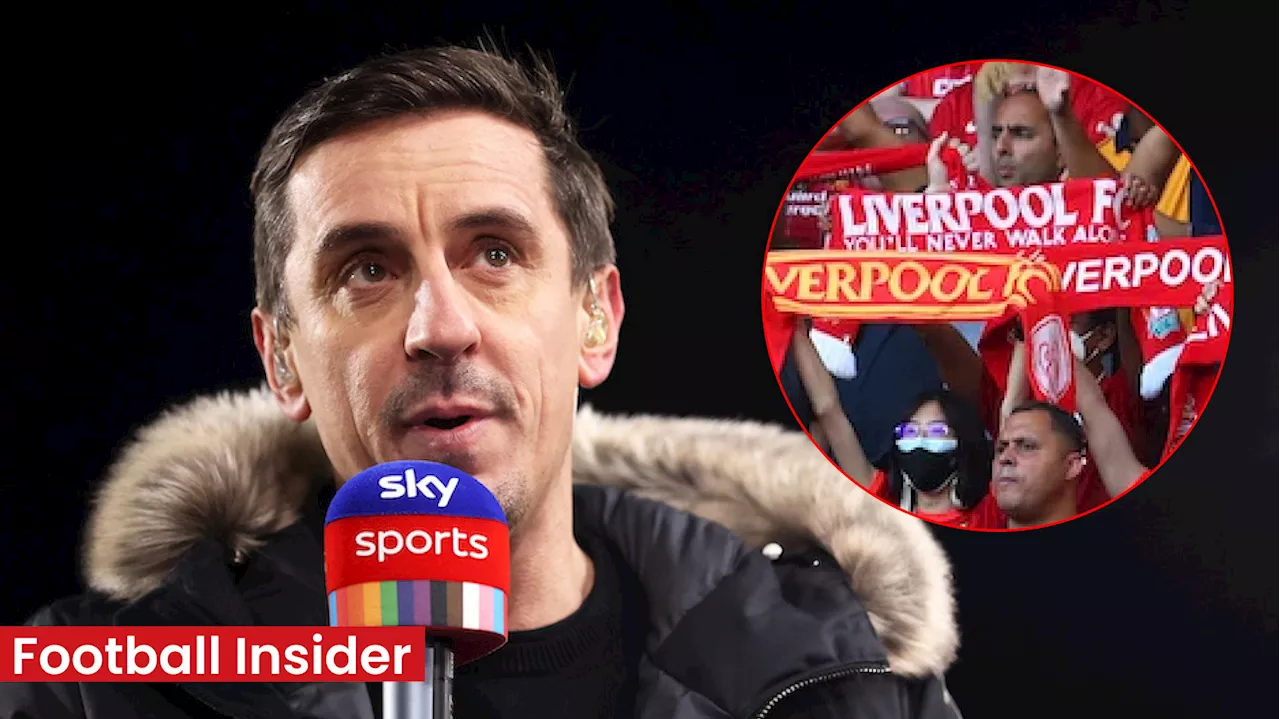 Liverpool fans tell Sky Sports to ‘sack’ Gary Neville after what he said