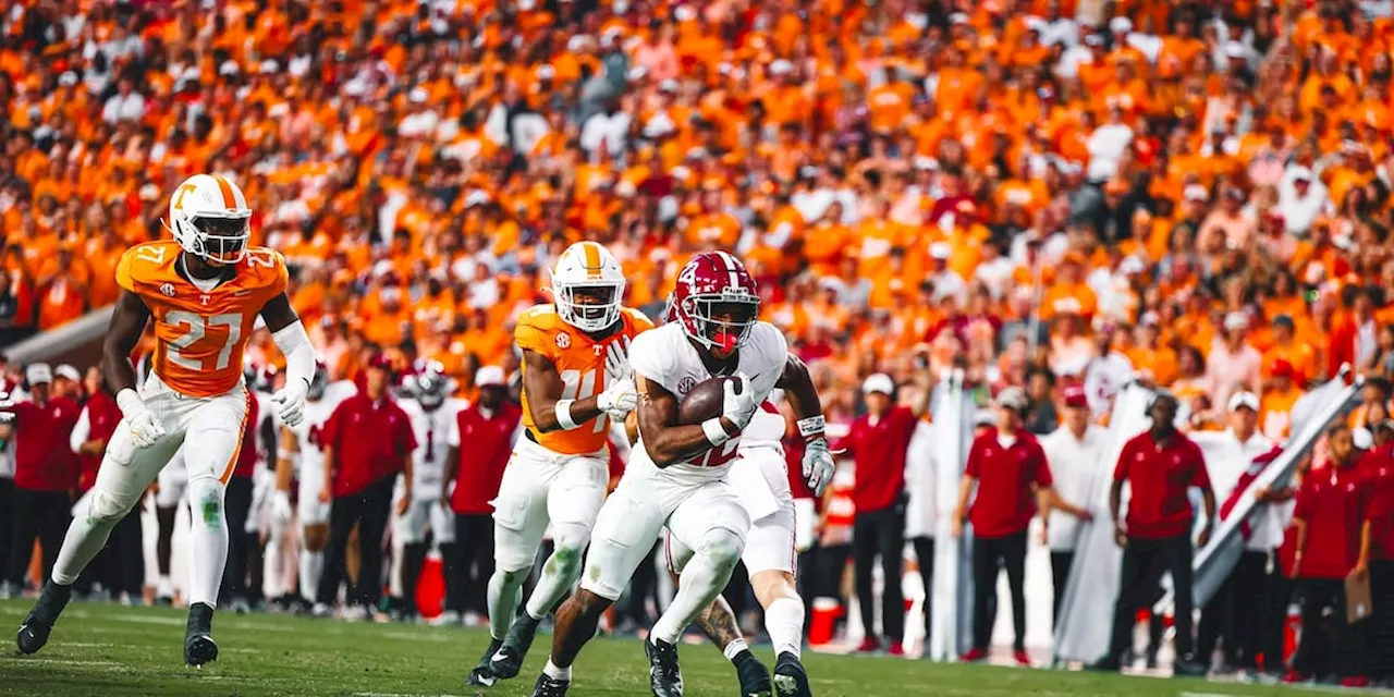 ‘Rocky Top Woes’: Penalties plague Alabama as Tide falls to Tennessee 27-14 in Knoxville