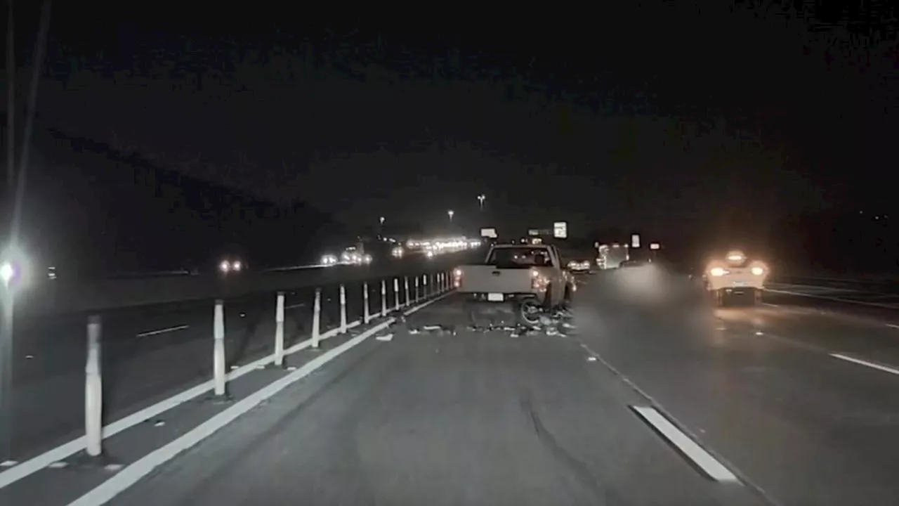 New video shows aftermath of fatal hit-and-run on 91 Freeway; CHP searching for driver