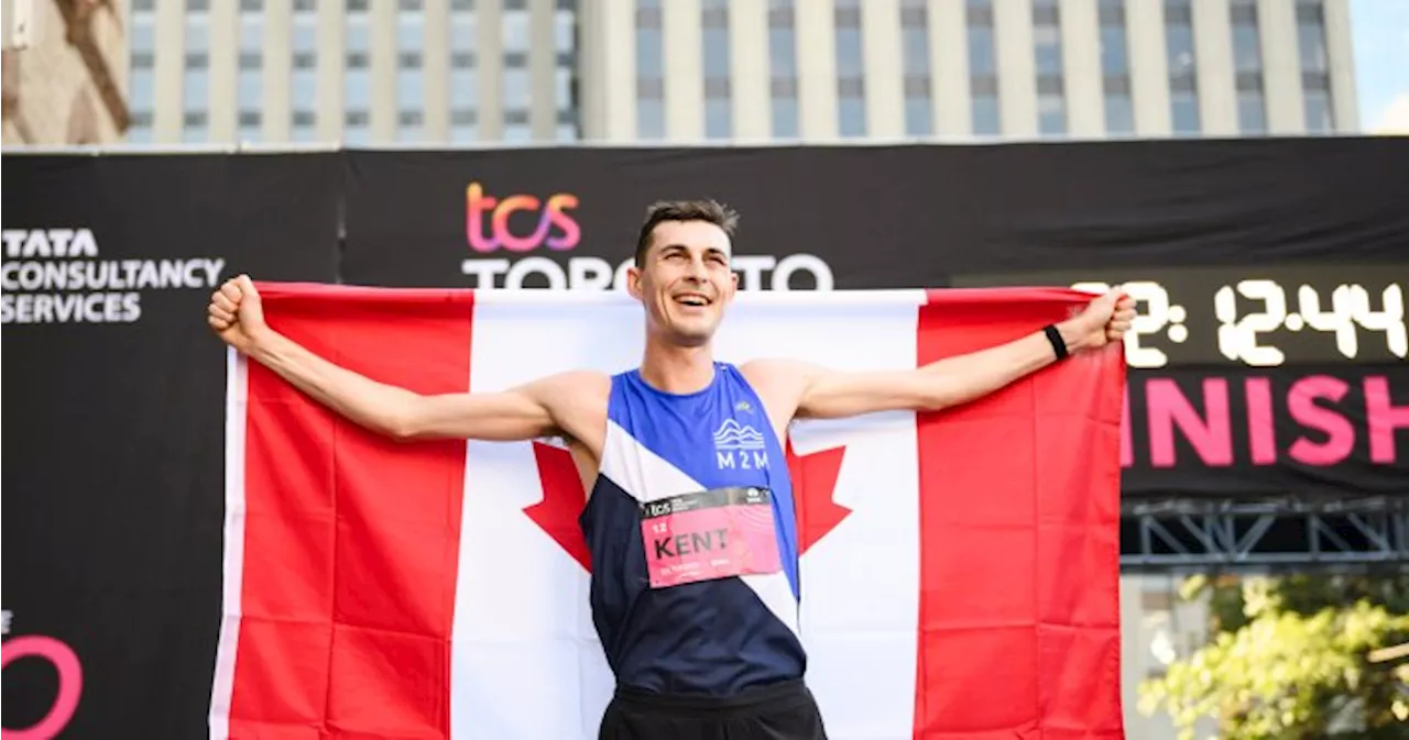 Justin Kent and Natasha Wodak top Canadians at TCS Toronto Waterfront Marathon