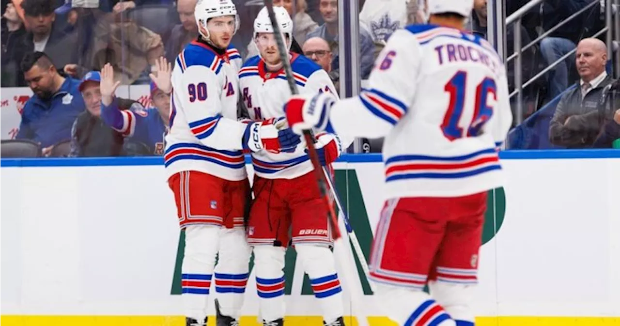 Shesterkin, Rangers top Maple Leafs 4-1