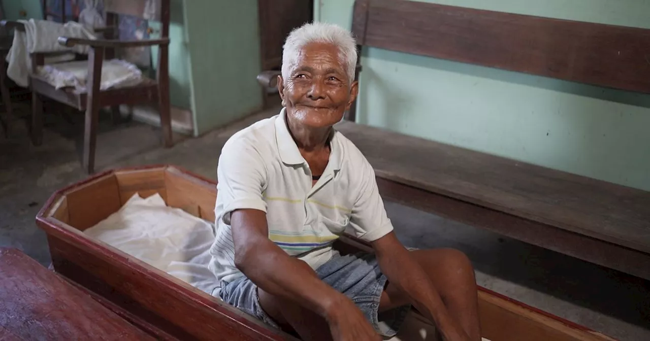 This 92-year-old lolo from Masbate crafted his own coffin to save money on future funeral costs