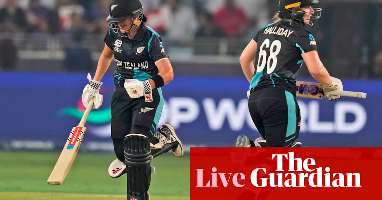 New Zealand set South Africa 159 to win Women’s T20 Cricket World Cup final