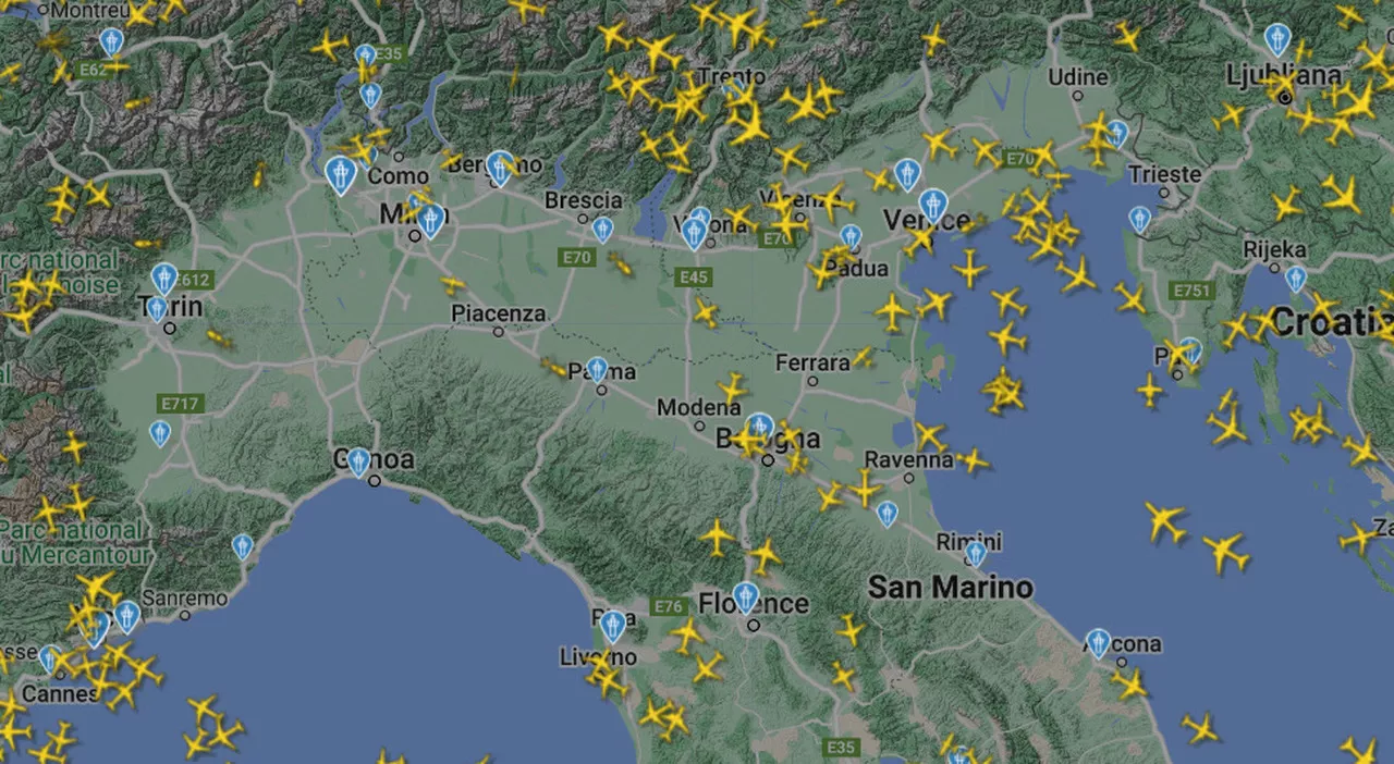 Voli per Milano e nord Italia dirottati su altri scali: guasto ai radar di terra che controllano il traffico a