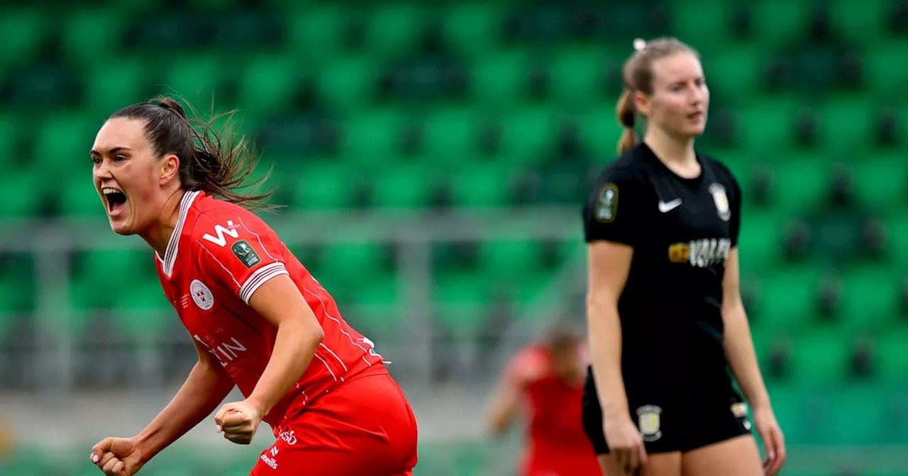 Shelbourne thrash Athlone Town to win Women’s FAI Cup