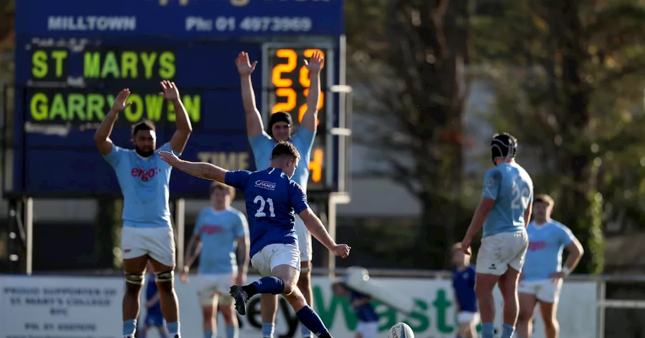 Clontarf’s unbeaten AIL run ends with defeat to dominant Terenure