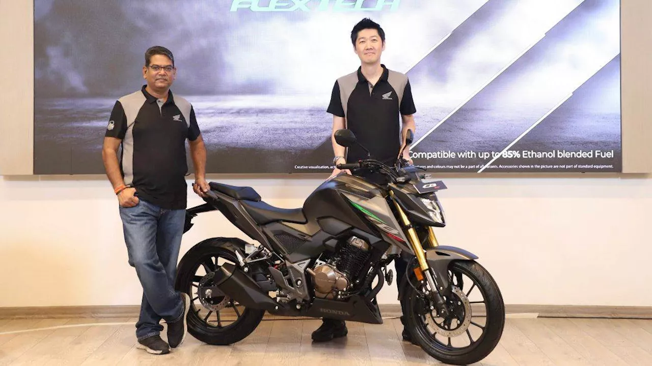 Honda ने लॉन्‍च की CB300F मोटरसाइकिल, देश की पहली E85 Flex Fuel बाइक, कीमत 1.70 लाख रुपये