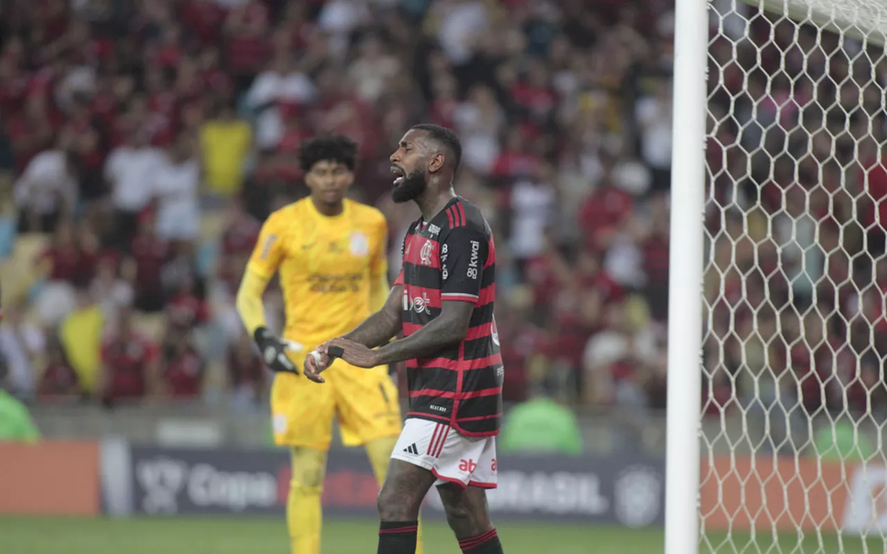 Gerson valoriza entrega do Flamengo após expulsão e dedica classificação a Bruno Henrique