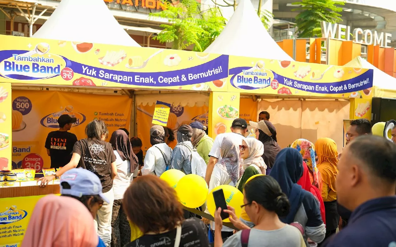 Edukasi Pentingnya Sarapan Sehat, BlueBand Bagikan 10 Ribu Porsi Makanan Gratis